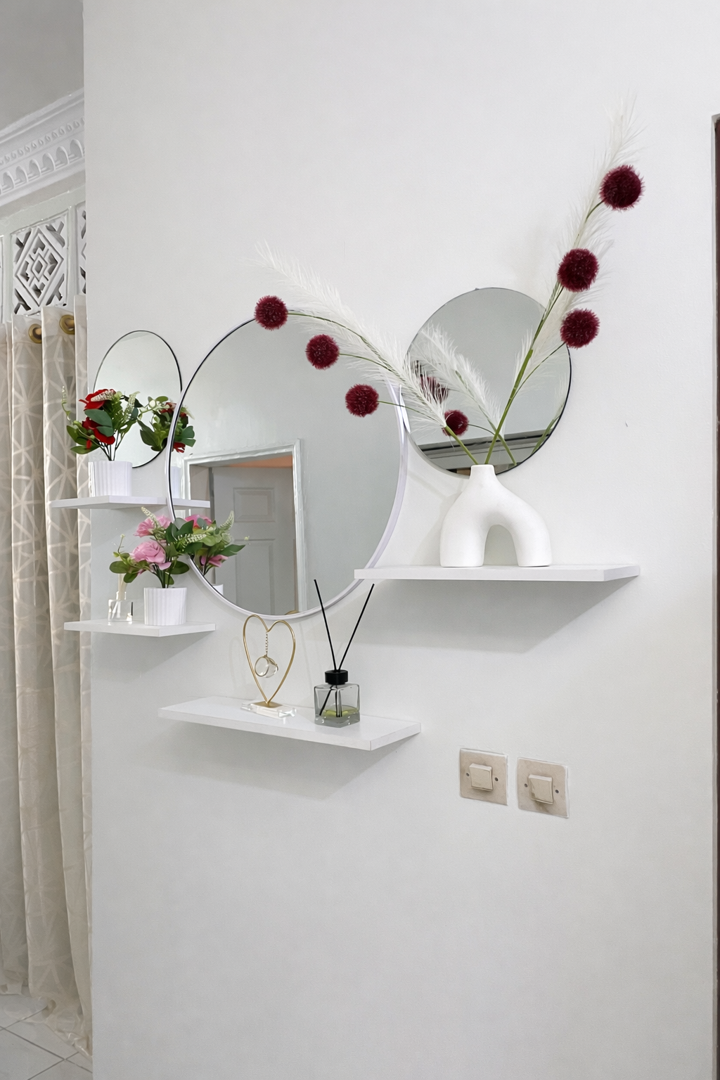 Console murales Blanc